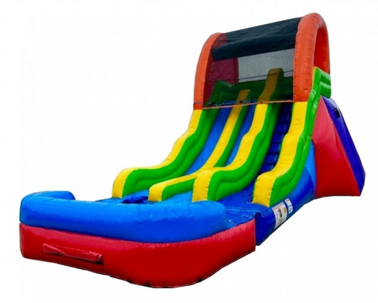 Bounce house with water slide in Tulsa